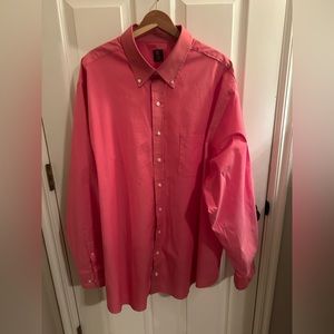 GS Easy Stretch Classic Fit Men’s Dress Shirt (19 - 37/38) in Pink